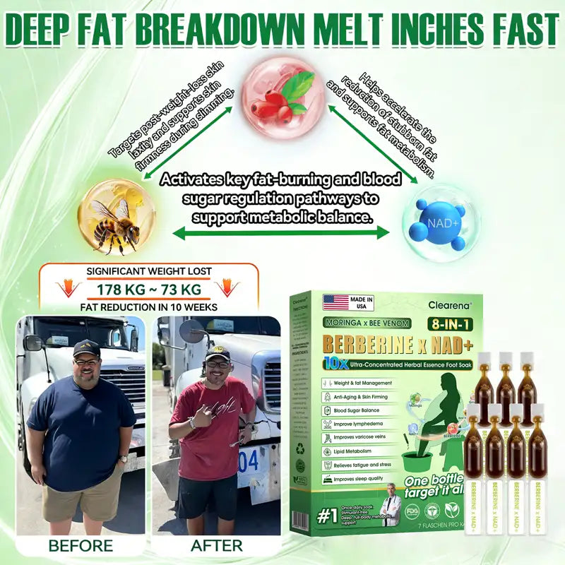 𝐎𝐟𝐟𝐢𝐜𝐢𝐚𝐥 𝐔𝐒 𝐒𝐭𝐨𝐫𝐞 🇺🇸  | 🧑‍⚕️ 𝐂𝐥𝐞𝐚𝐫𝐞𝐧𝐚® Moringa · Bee Venom · Berberine × NAD+ Eight-in-one 10× Ultra-Concentrated Herbal Essence Foot Soak — 𝐎𝐧𝐜𝐞 𝐃𝐚𝐢𝐥𝐲, 𝐕𝐢𝐬𝐢𝐛𝐥𝐞 𝐑𝐞𝐬𝐮𝐥𝐭𝐬 𝐢𝐧 𝟕 𝐃𝐚𝐲𝐬  (obesity, ｌｏｏｓｅｓｋｉｎ,diabetes, sleep apnea, joint issues, and more For)