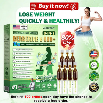 𝐎𝐟𝐟𝐢𝐜𝐢𝐚𝐥 𝐔𝐒 𝐒𝐭𝐨𝐫𝐞 🇺🇸  | 🧑‍⚕️ 𝐂𝐥𝐞𝐚𝐫𝐞𝐧𝐚® Moringa · Bee Venom · Berberine × NAD+ Eight-in-one 10× Ultra-Concentrated Herbal Essence Foot Soak — 𝐎𝐧𝐜𝐞 𝐃𝐚𝐢𝐥𝐲, 𝐕𝐢𝐬𝐢𝐛𝐥𝐞 𝐑𝐞𝐬𝐮𝐥𝐭𝐬 𝐢𝐧 𝟕 𝐃𝐚𝐲𝐬  (obesity, ｌｏｏｓｅｓｋｉｎ,diabetes, sleep apnea, joint issues, and more For)