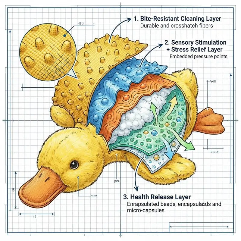 [Official USA Store] ZUEET® 6-in-1 Pet Wellness Companion Duck – A 6-in-1 wellness duck that supports teeth, skin, joints, digestion, intelligence and emotional balance.