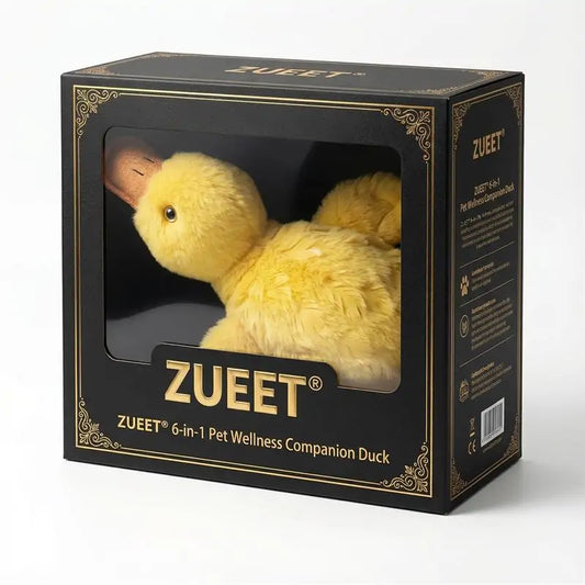 [Official USA Store] ZUEET® 6-in-1 Pet Wellness Companion Duck – A 6-in-1 wellness duck that supports teeth, skin, joints, digestion, intelligence and emotional balance.