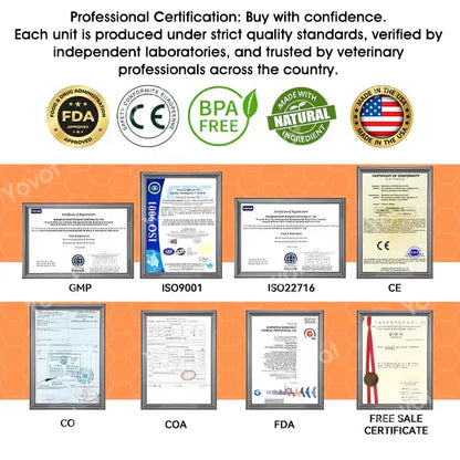 [Official USA Store] 𝐘𝐨𝐯𝐨𝐭® 𝐏𝐞𝐭 𝐃𝐞𝐧𝐭𝐚𝐥 & 𝐃𝐢𝐠𝐞𝐬𝐭𝐢𝐯𝐞 𝐇𝐞𝐚𝐥𝐭𝐡 𝐎𝐫𝐚𝐥 𝐒𝐨𝐥𝐮𝐭𝐢𝐨𝐧 – Freshen Breath, Remove Tartar & Promote gum regeneration, stabilize teeth (for Cats & Dogs)  – Save 80% Today!